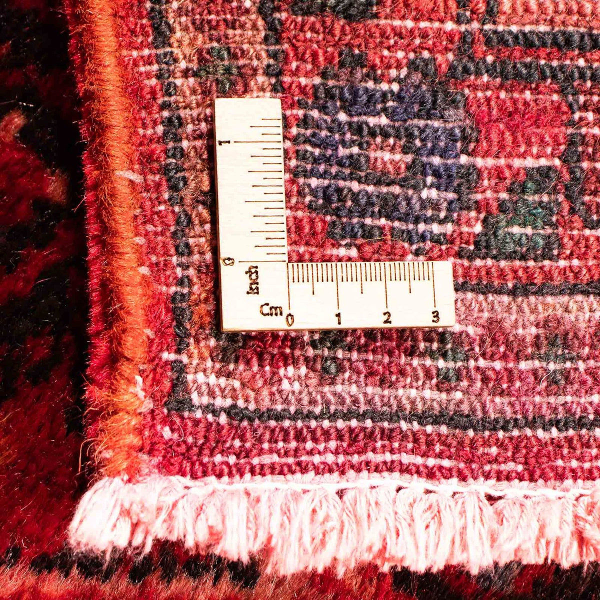 Persisk matta - Nomadic - 302 x 214 cm - mörkröd