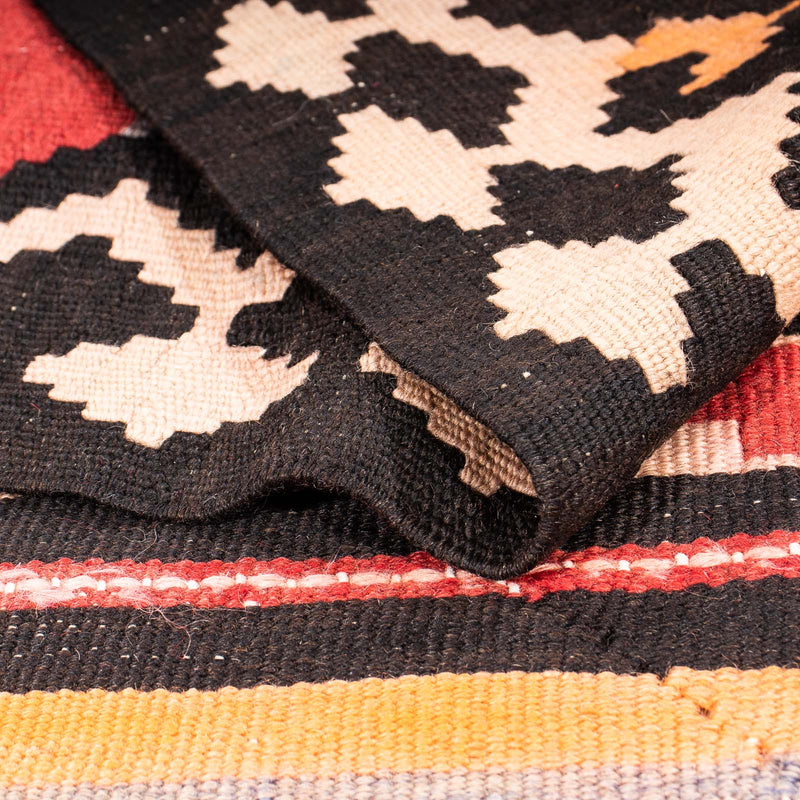 Runner Kelim-matta - gammal - 295 x 160 cm - flerfärgad