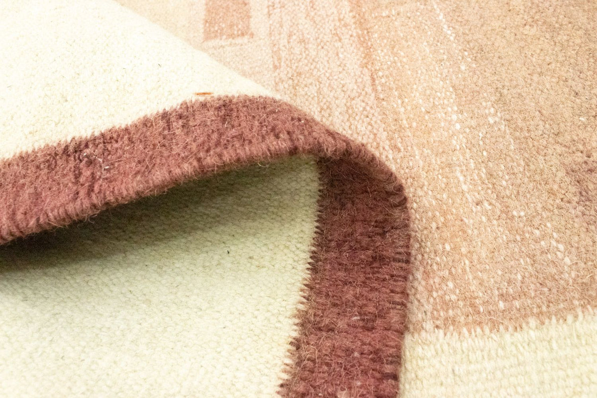 Kelim matta - trendig - 200 x 140 cm - terrakotta