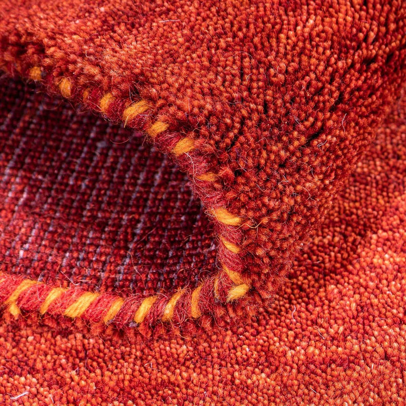 Gabbeh-matta - Indus - 90 x 60 cm - mörkröd