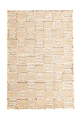 Nepal mattan - 90 x 60 cm - beige