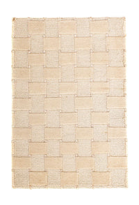 Nepal mattan - 90 x 60 cm - beige