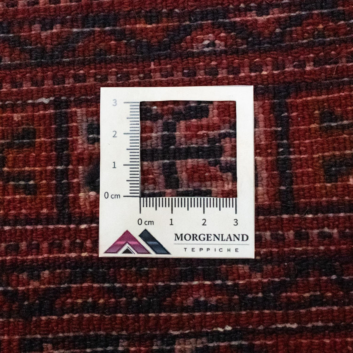 Turkaman-matta - 96 x 63 cm - röd