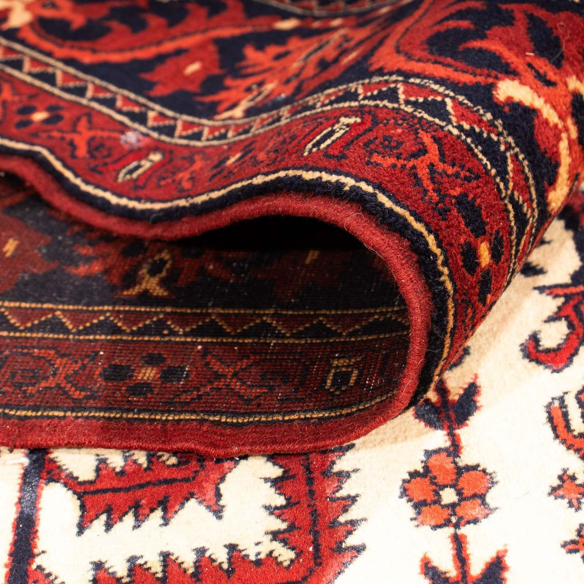 Afghansk matta - 270 x 186 cm - beige