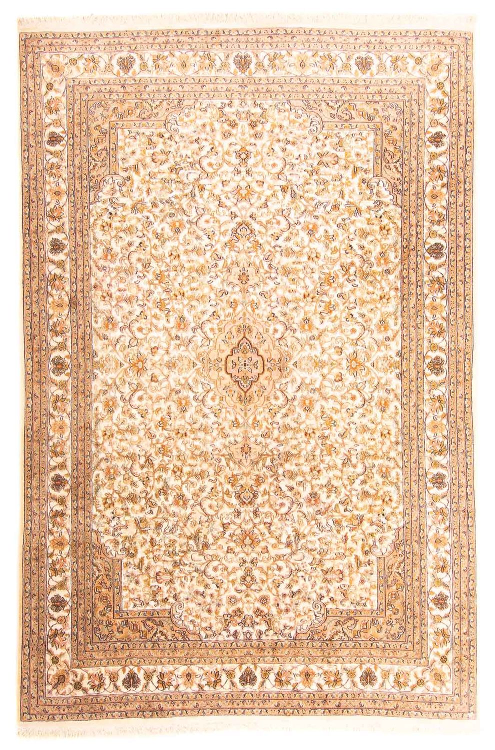 Sidenmatta - Kashmir Silk - 270 x 186 cm - beige