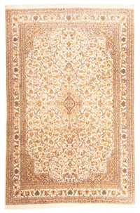 Sidenmatta - Kashmir Silk - 270 x 186 cm - beige