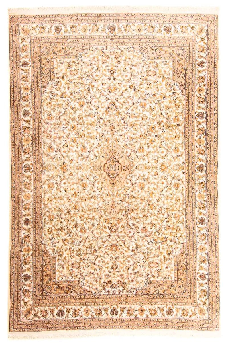 Sidenmatta - Kashmir Silk - 270 x 186 cm - beige