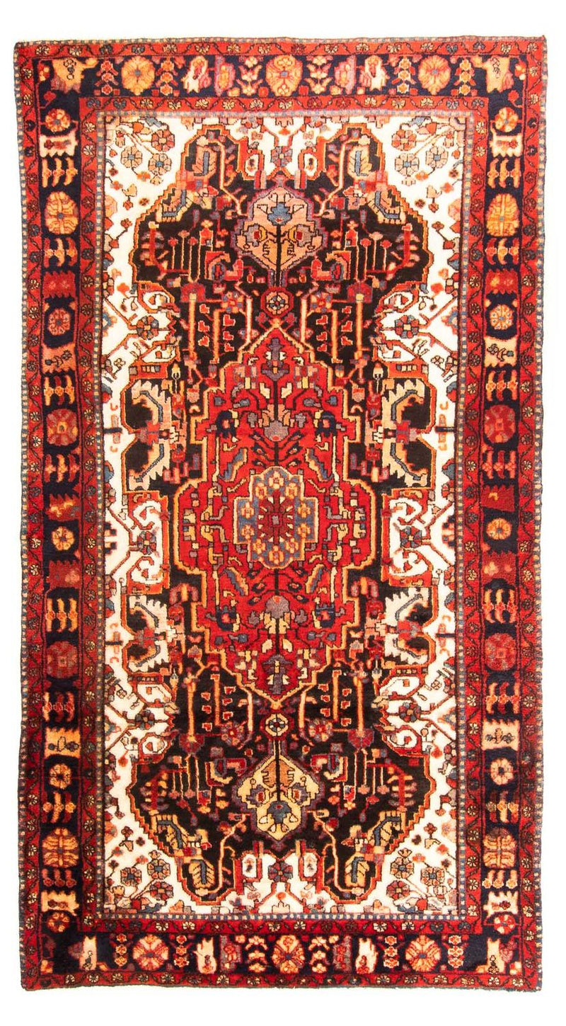 Runner Persisk matta - Nomadic - 290 x 145 cm - mörkröd