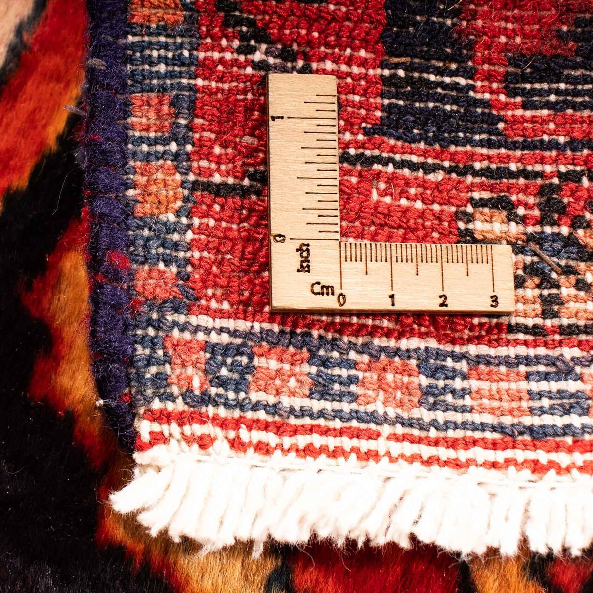 Runner Persisk matta - Nomadic - 290 x 145 cm - mörkröd