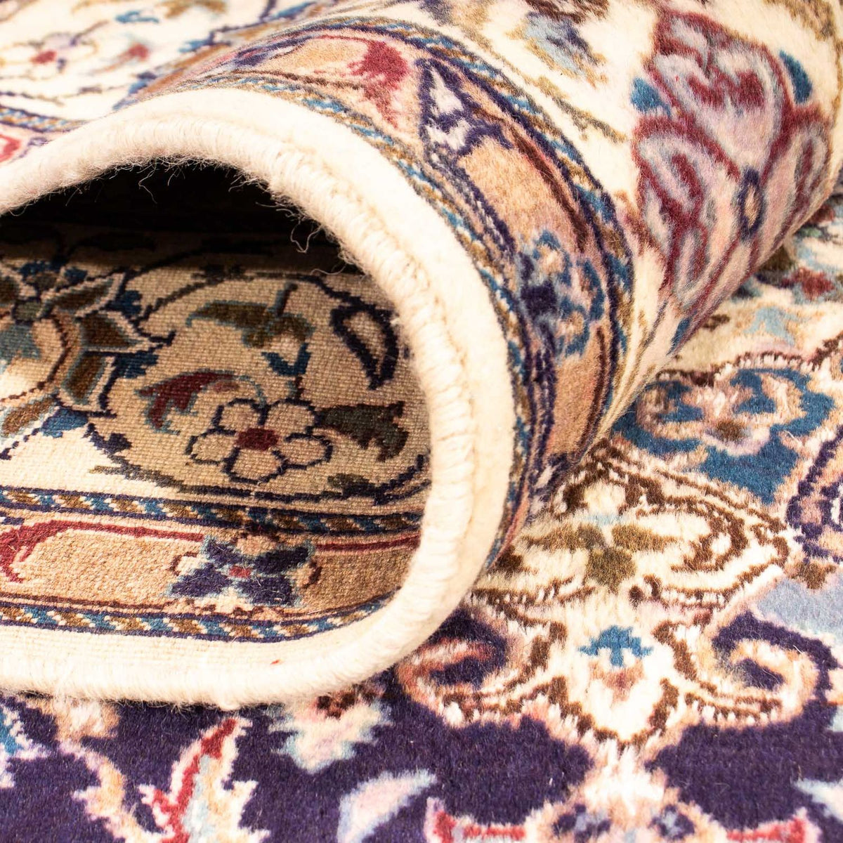 Persisk matta - Nain - Royal - 292 x 197 cm - mörkblå