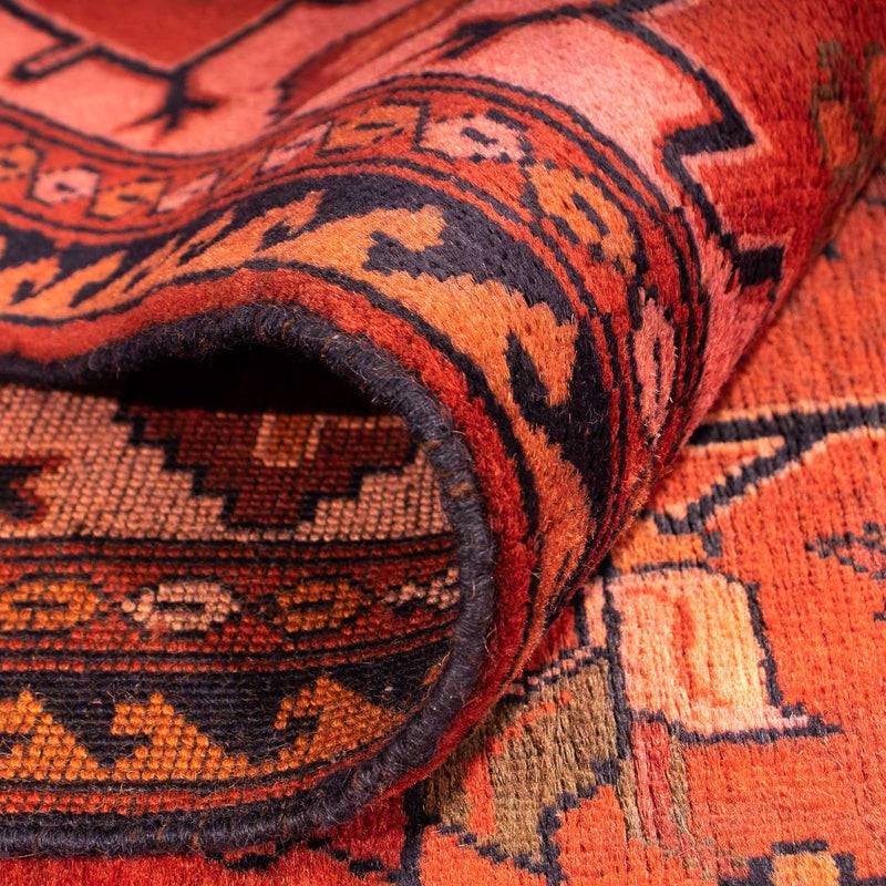 Afghansk matta - Hatshlu - 300 x 205 cm - ljusröd