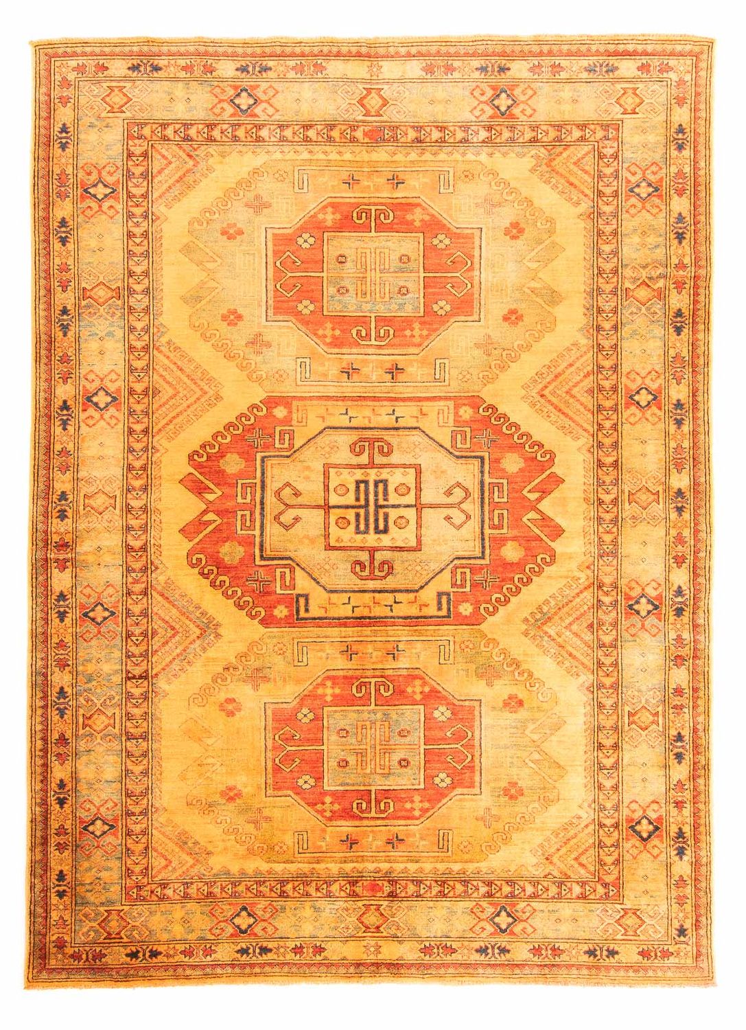 Ziegler Carpet - Kazak - 253 x 183 cm - guld