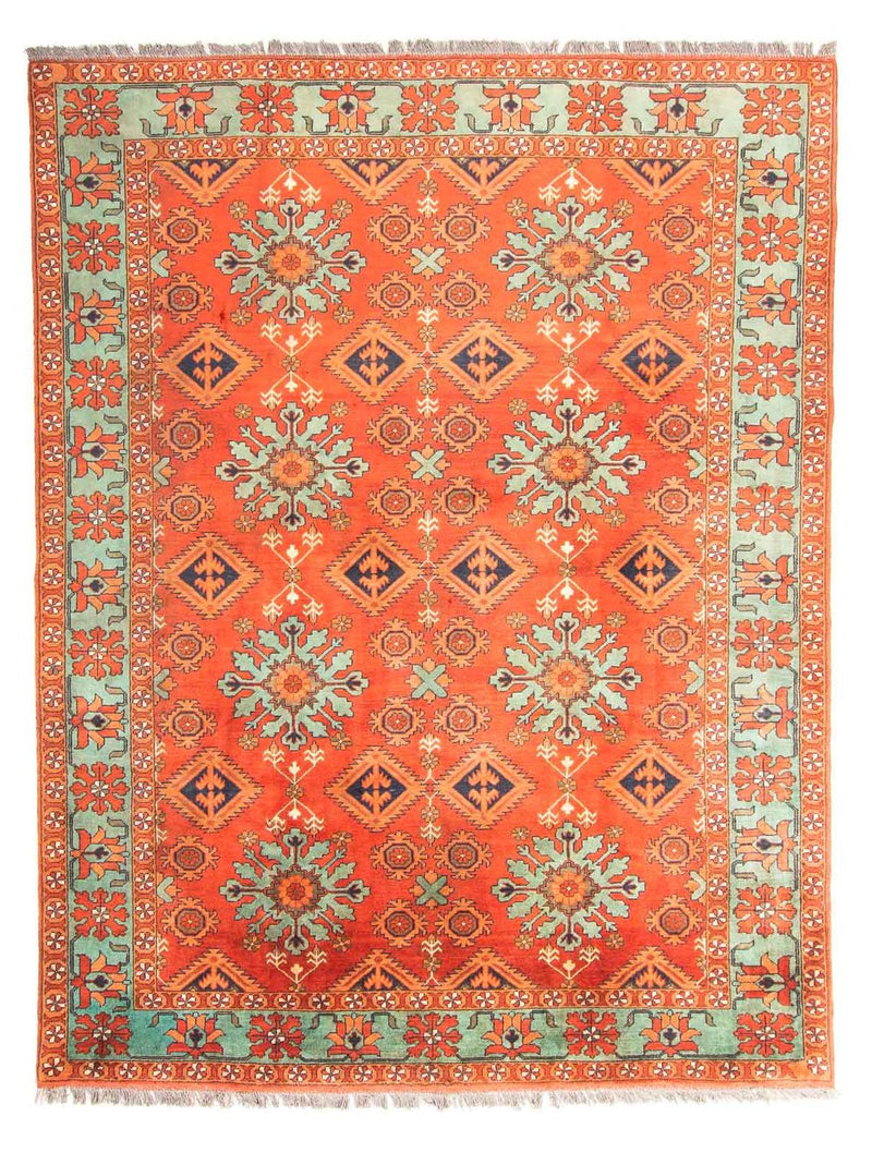 Afghansk matta - Hatshlu - 273 x 213 cm - ljusröd
