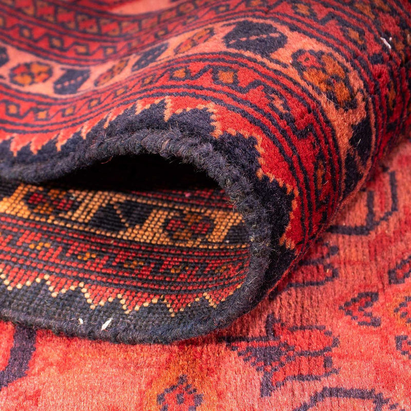 Afghansk matta - Hatshlu - 290 x 200 cm - röd