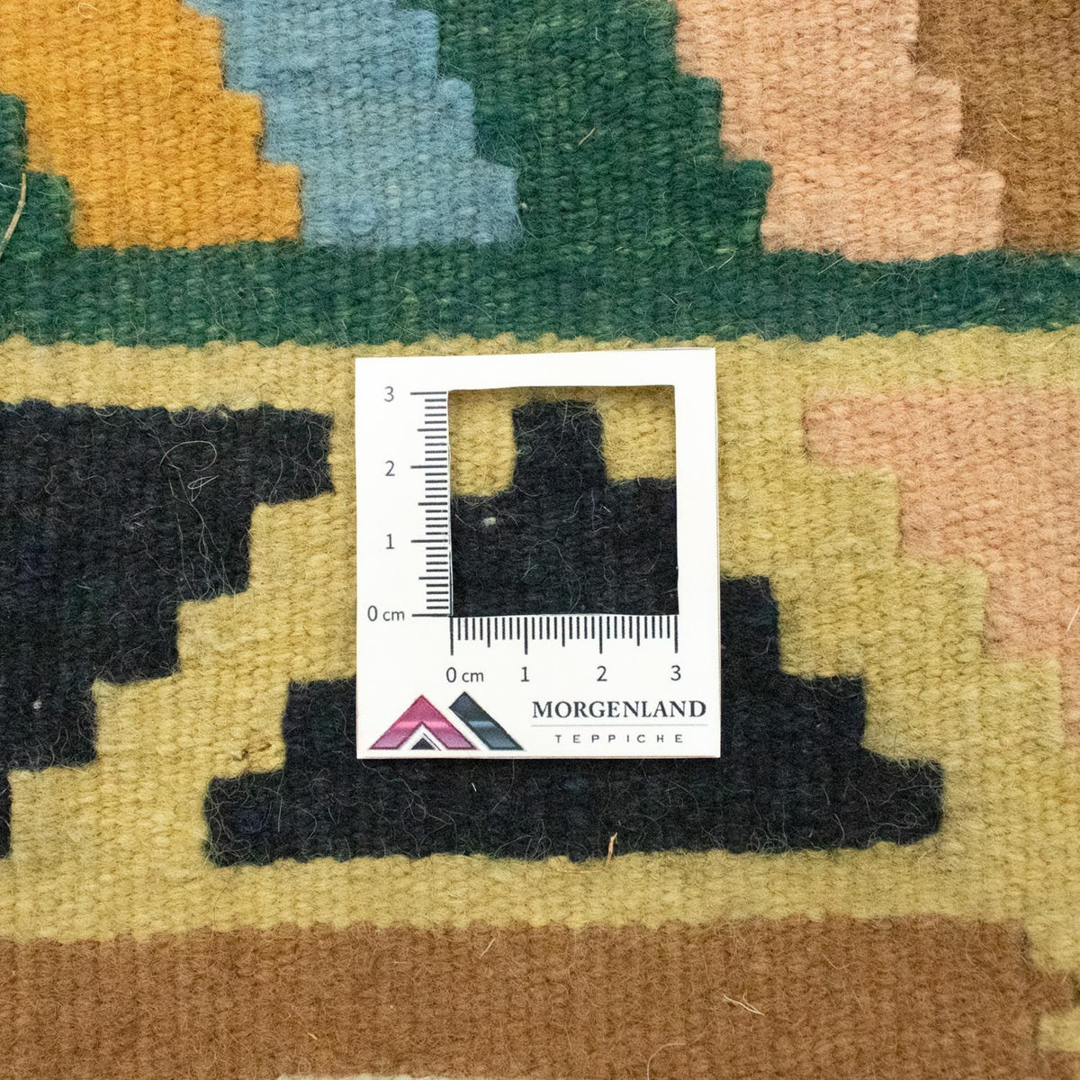 Runner Kelim Carpet - orientalisk matta - 256 x 128 cm - färgad