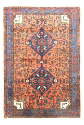 Persisk matta - Nomadic - 222 x 154 cm - orange