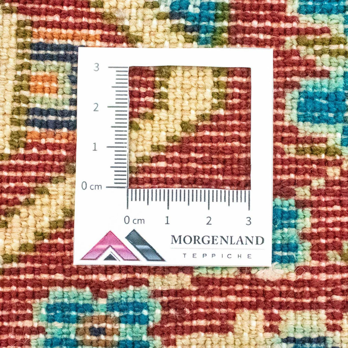 Turkaman-matta - 89 x 63 cm - röd