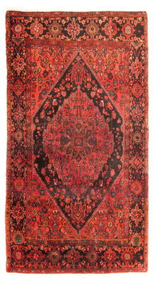 Runner Persisk matta - Nomadic - 238 x 127 cm - mörkröd
