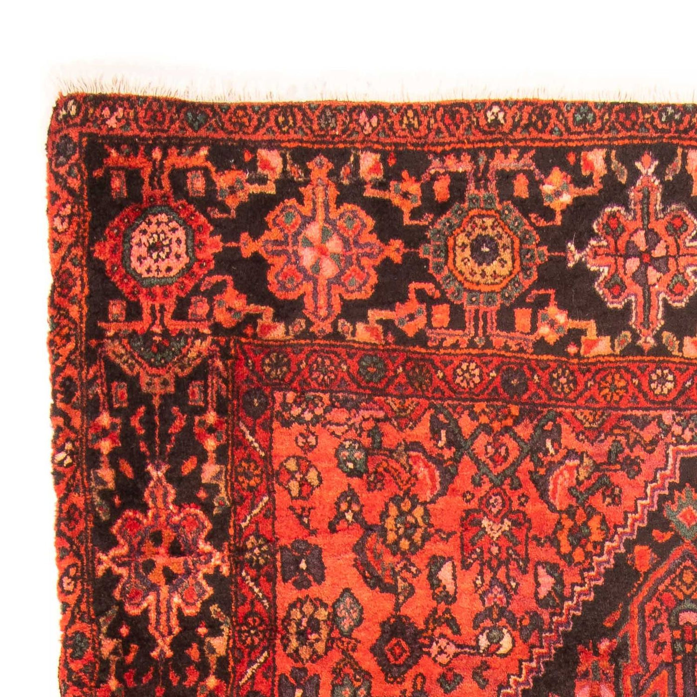 Runner Persisk matta - Nomadic - 238 x 127 cm - mörkröd