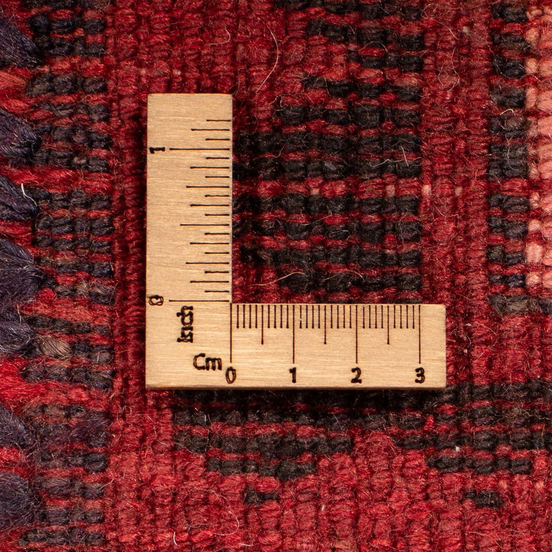 Persisk matta - Nomadic - 242 x 174 cm - mörkröd