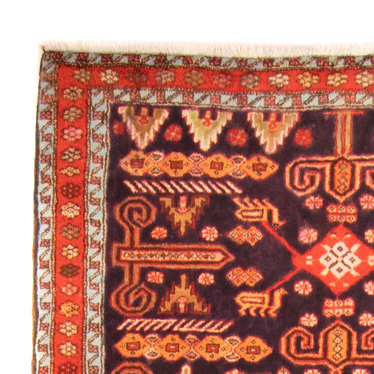 Runner Persisk matta - Nomadic - 280 x 130 cm - mörkblå