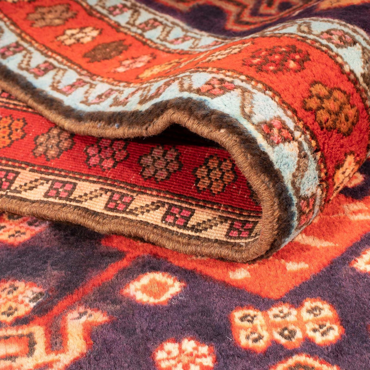 Runner Persisk matta - Nomadic - 280 x 130 cm - mörkblå