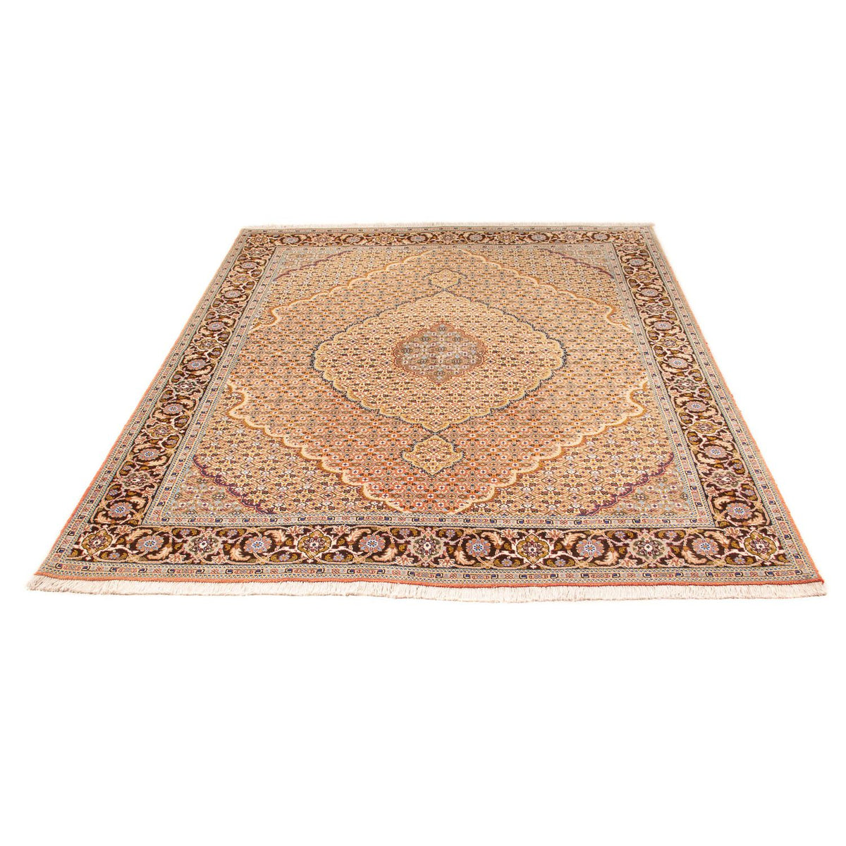 Persisk matta - Tabriz - Royal - 203 x 158 cm - beige