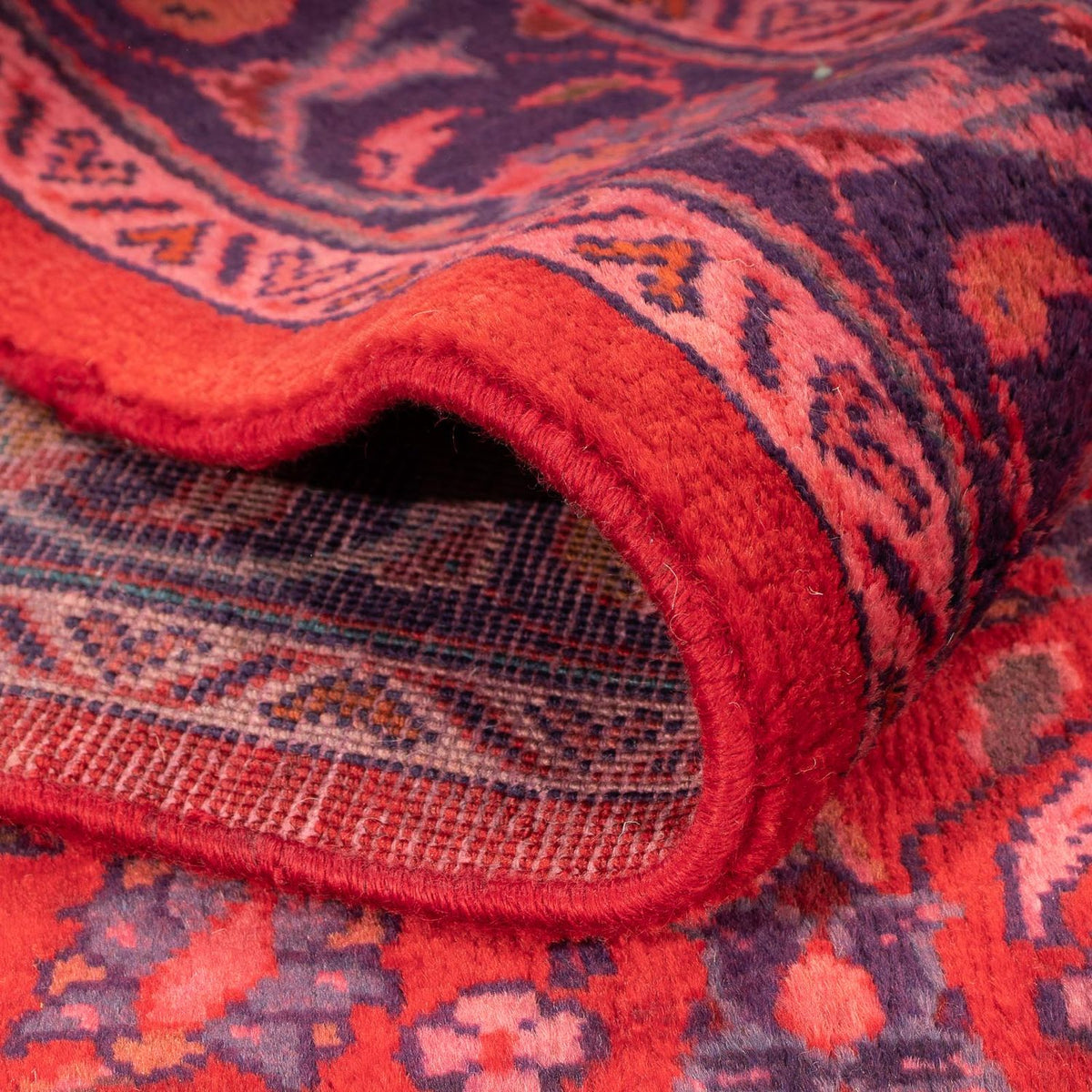 Persisk matta - Classic - 208 x 135 cm - mörkröd