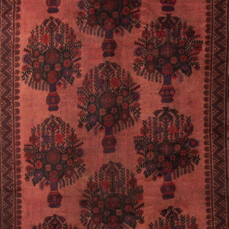 Afghansk matta - 303 x 200 cm - flerfärgad