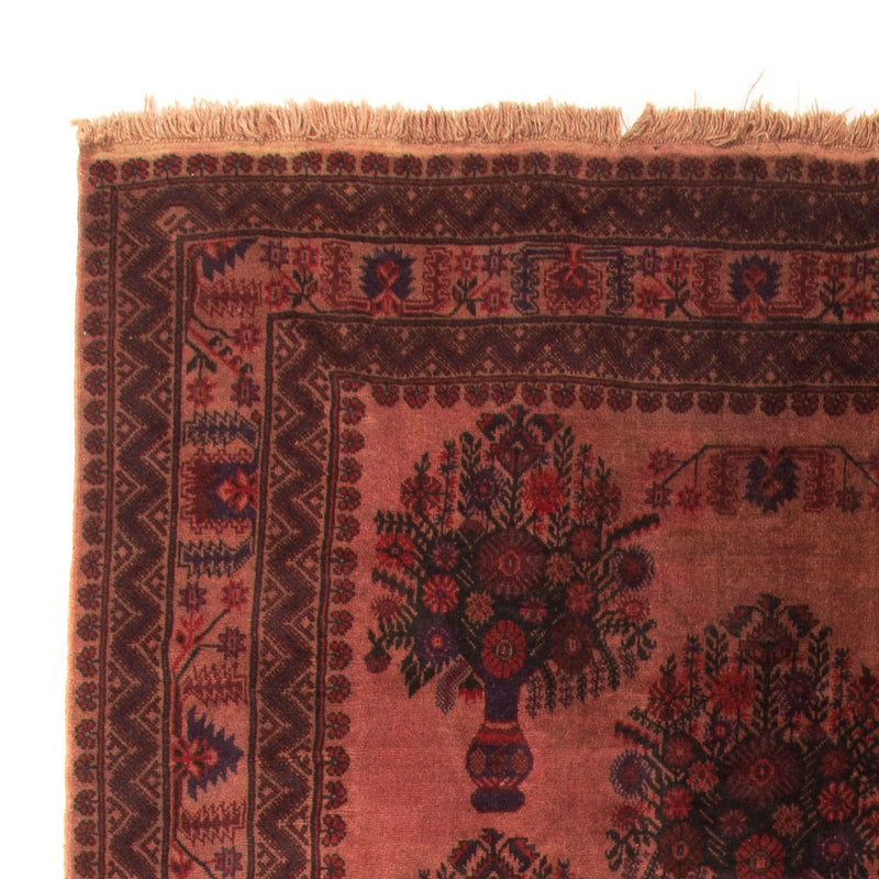 Afghansk matta - 303 x 200 cm - flerfärgad