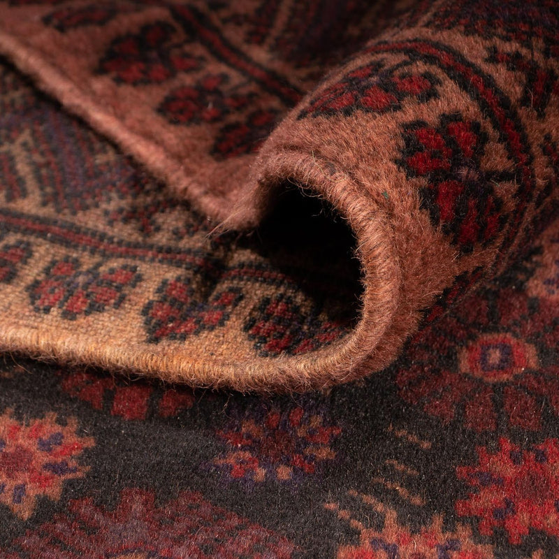 Afghansk matta - 303 x 200 cm - flerfärgad