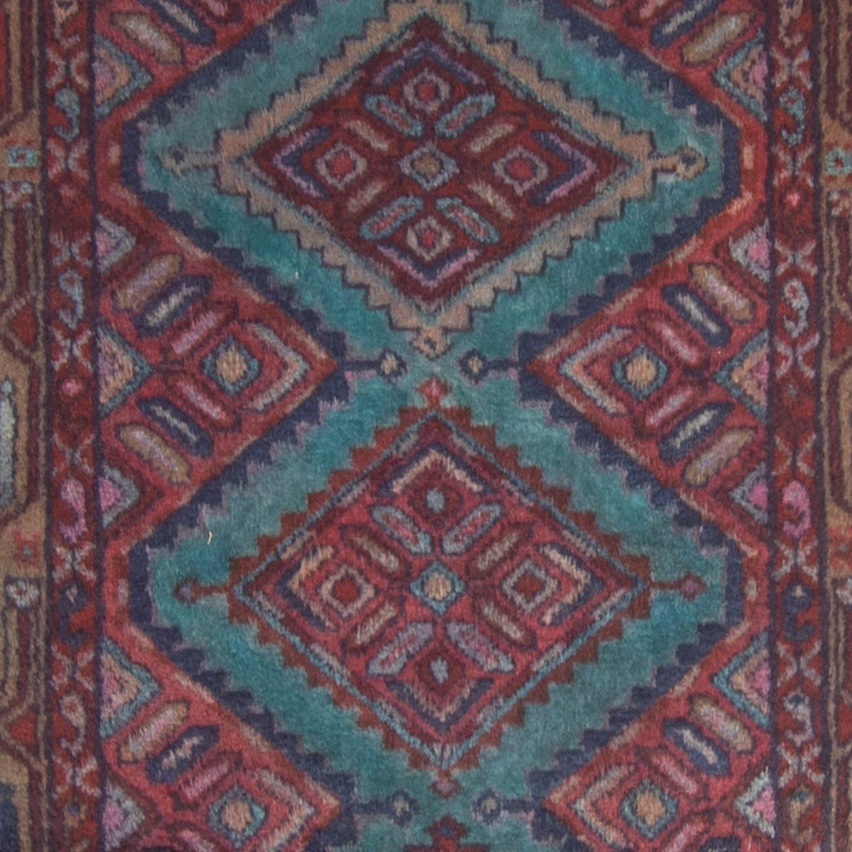 Runner Persisk matta - Nomadic - 281 x 89 cm - blå