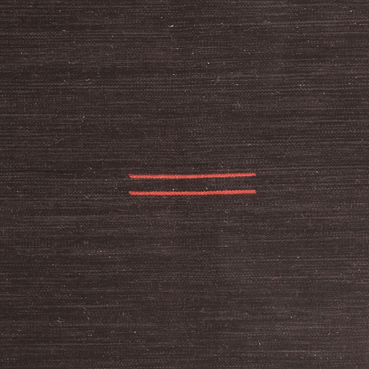 Kelim matta - trendig - 195 x 132 cm - mörkbrun