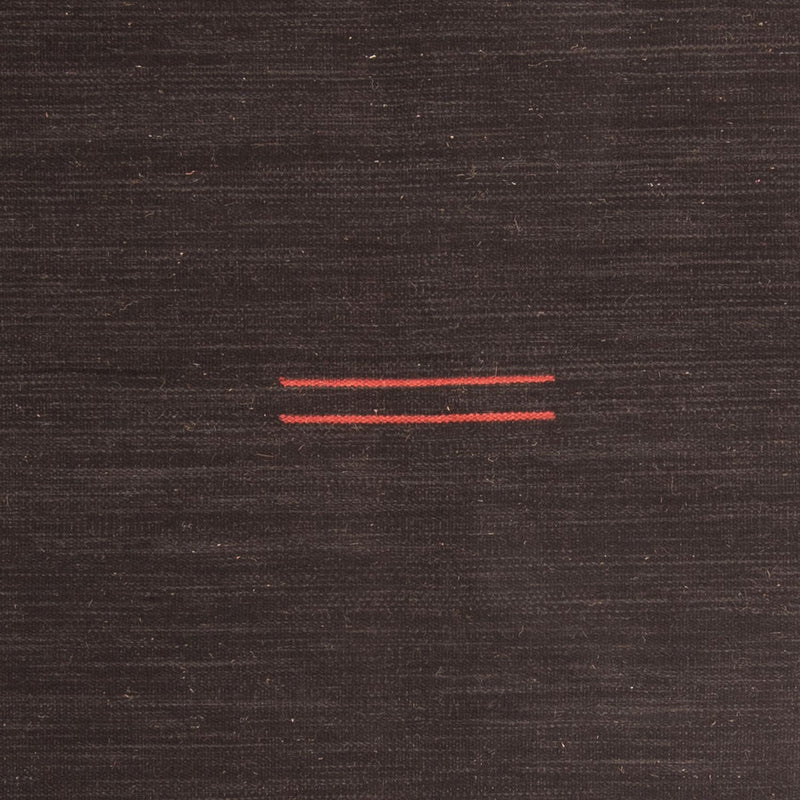 Kelim matta - trendig - 195 x 132 cm - mörkbrun