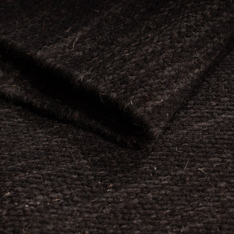 Kelim matta - trendig - 195 x 132 cm - mörkbrun