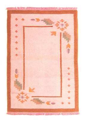 Kelim matta - trendig - 177 x 120 cm - beige