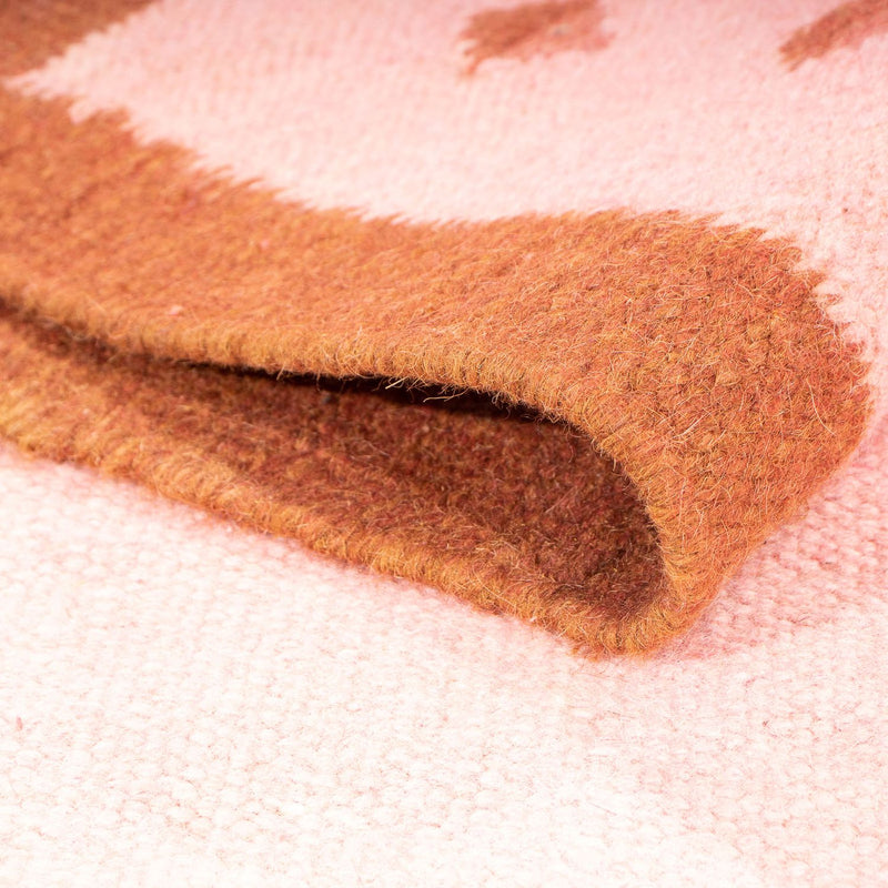 Kelim matta - trendig - 177 x 120 cm - beige