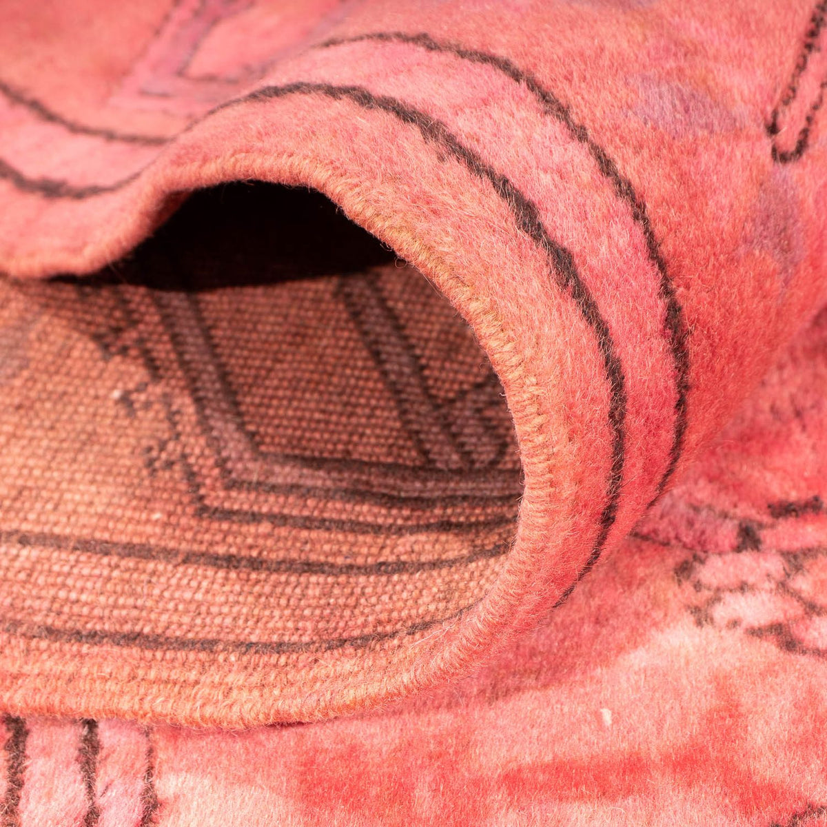 Pakistanska mattan - 190 x 120 cm - ljusröd