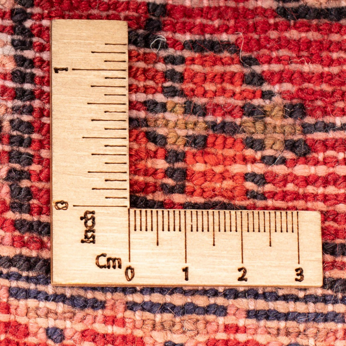 Persisk matta - Nomadic - 174 x 112 cm - mörkröd