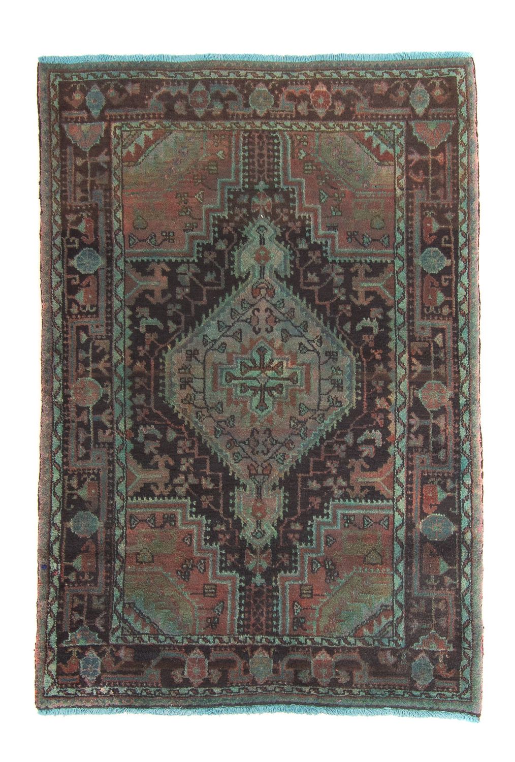 Persisk matta - Nomadic - 174 x 120 cm - ljusblå