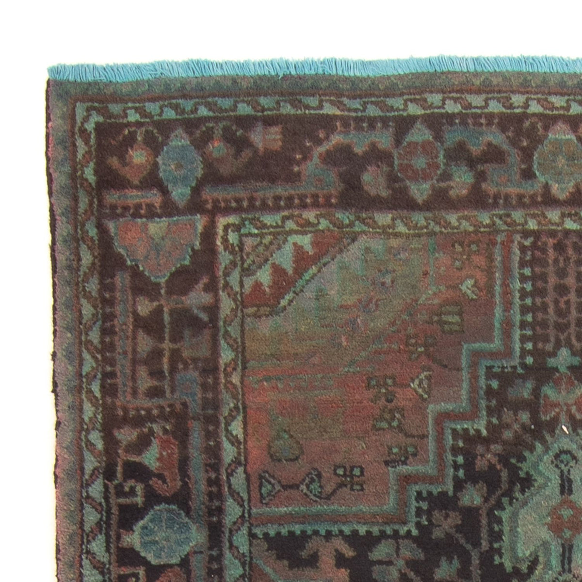 Persisk matta - Nomadic - 174 x 120 cm - ljusblå