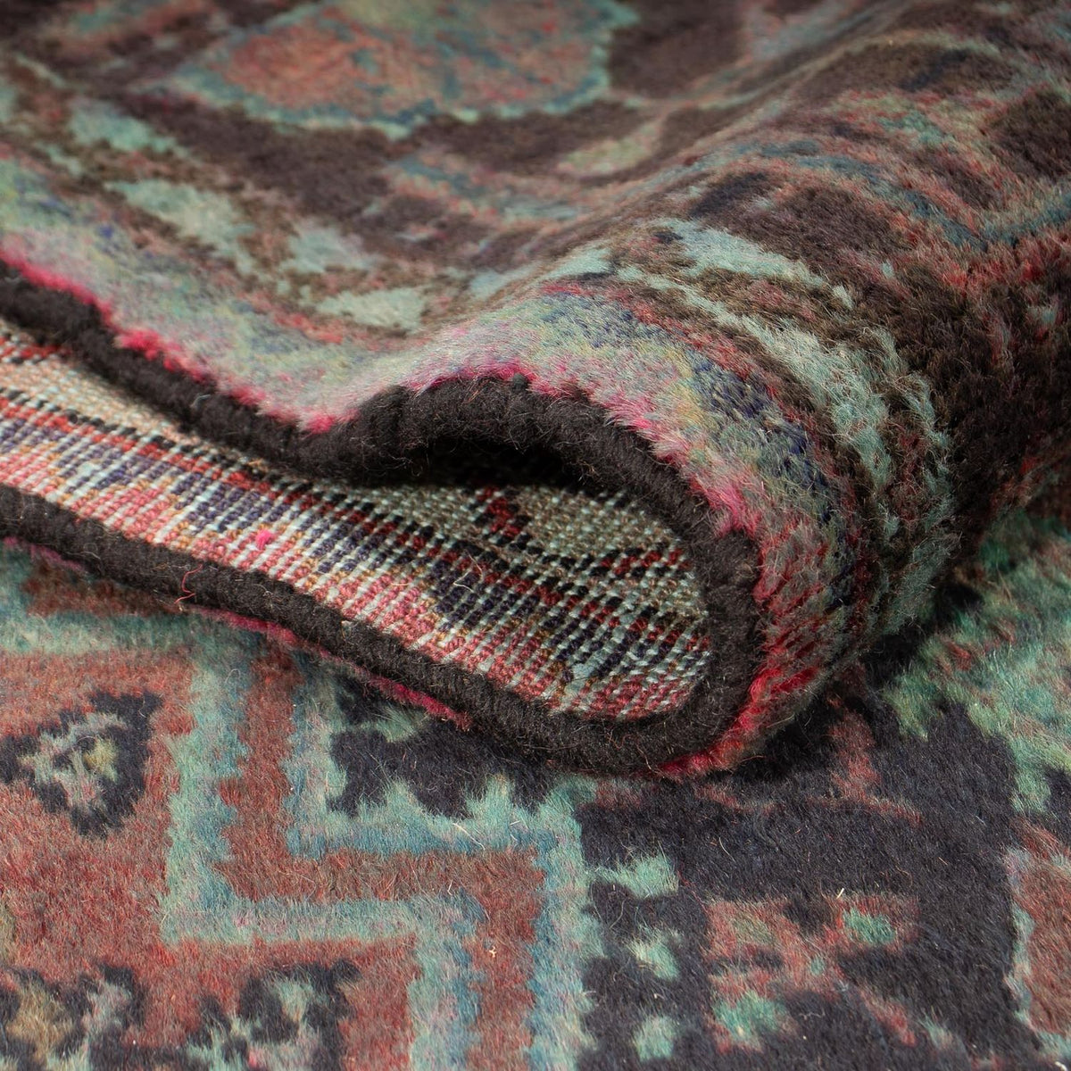 Persisk matta - Nomadic - 174 x 120 cm - ljusblå