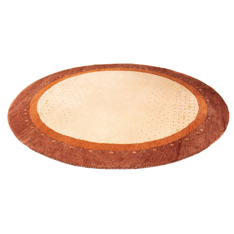 Gabbeh-matta - Indus runt  - 200 x 200 cm - beige