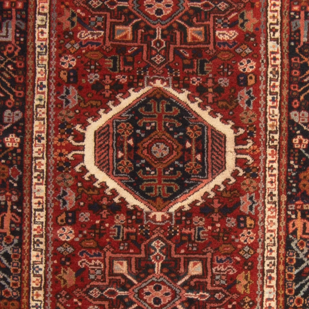 Persisk matta - Nomadic - 130 x 100 cm - flerfärgad