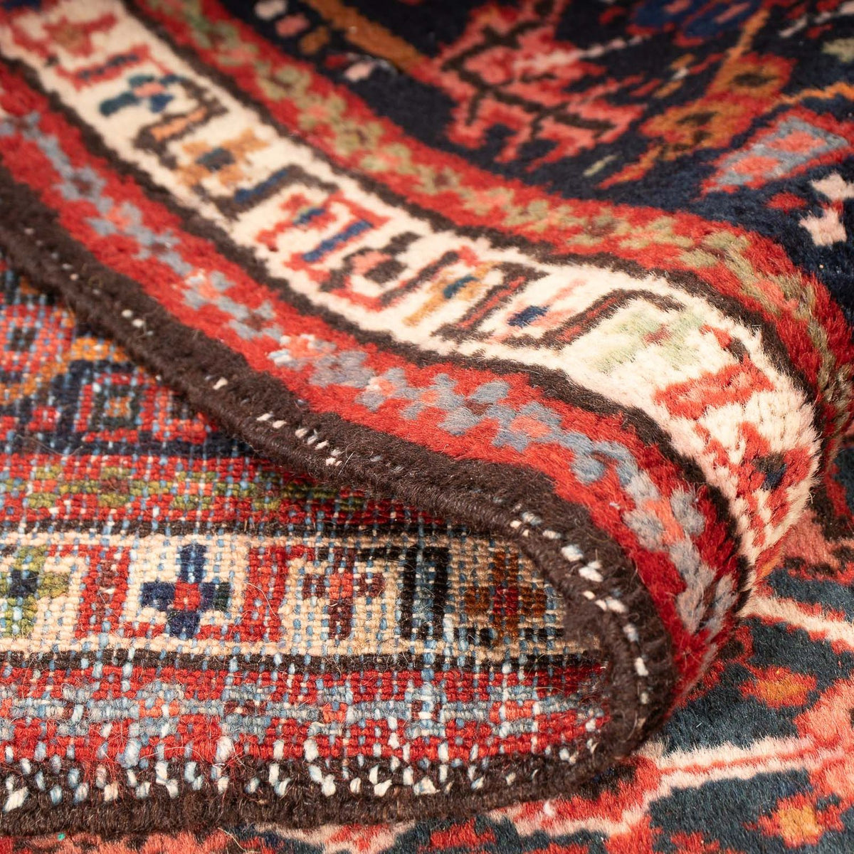 Persisk matta - Nomadic - 130 x 100 cm - flerfärgad