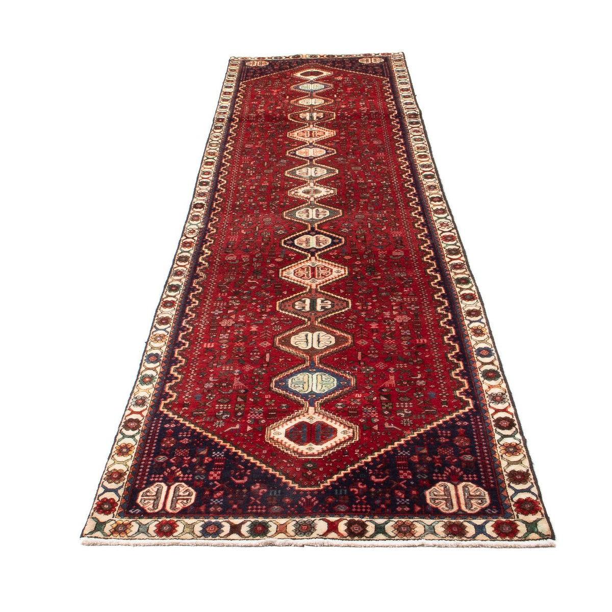 Runner Persisk matta - Nomadic - 373 x 83 cm - rost