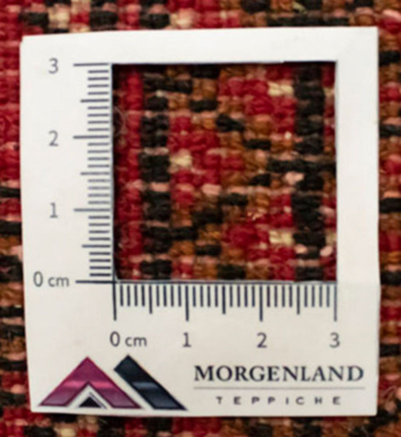 Turkaman-matta - 130 x 60 cm - röd