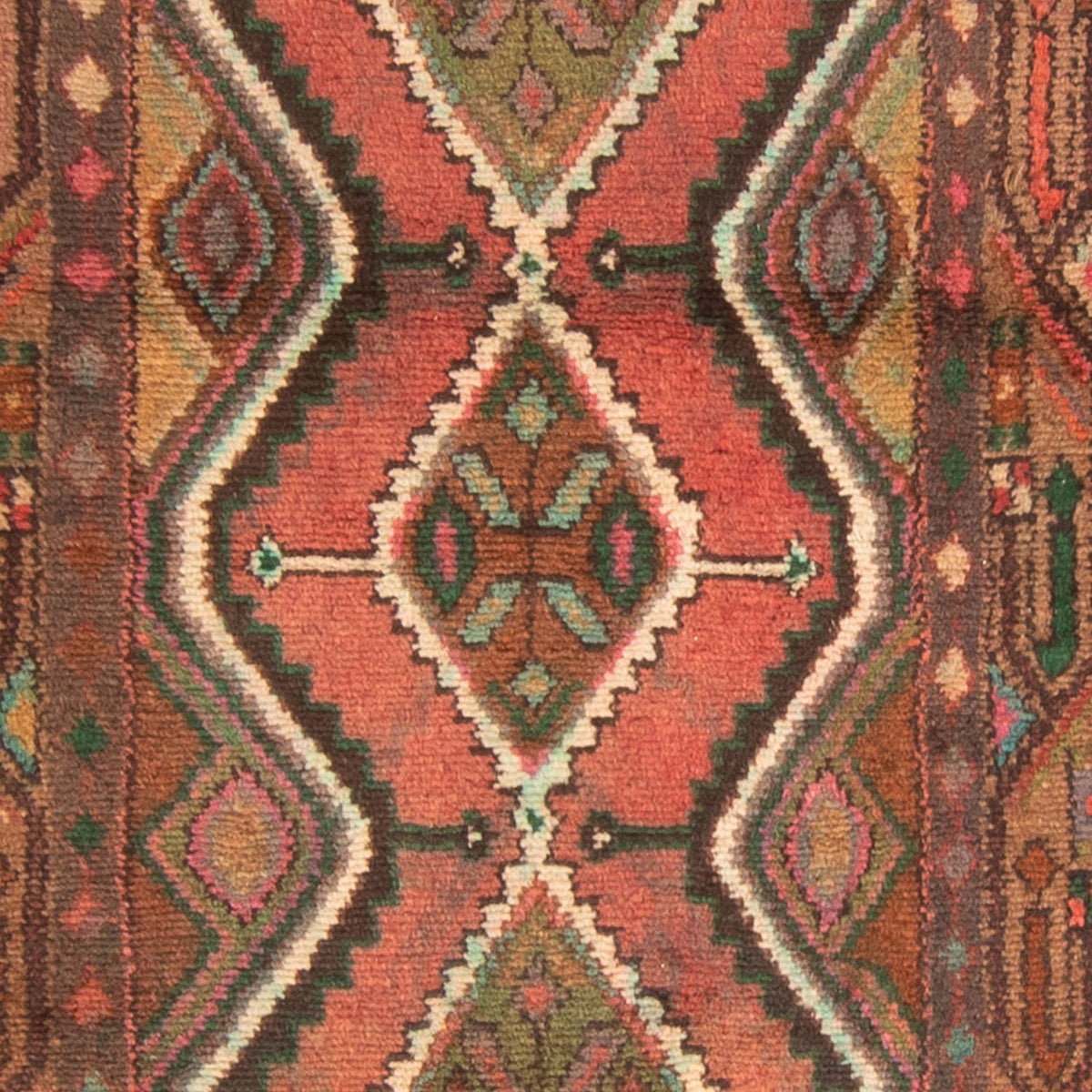 Runner Persisk matta - Nomadic - 293 x 83 cm - ljusröd