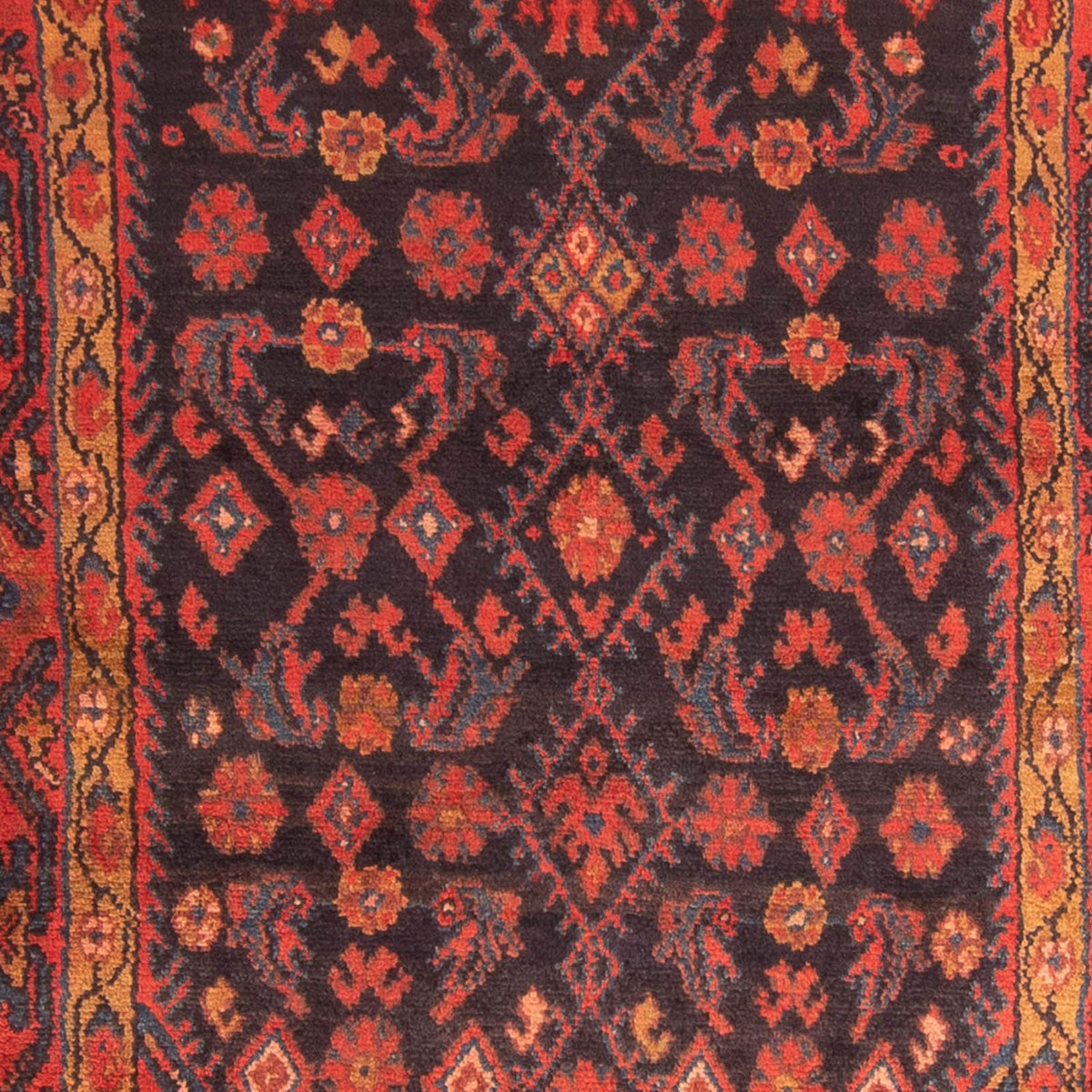 Persisk matta - Nomadic - 167 x 113 cm - mörkblå