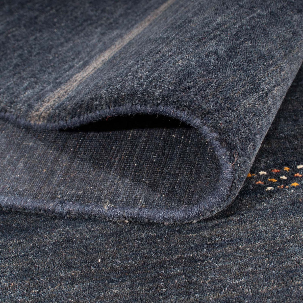 Gabbeh-matta - Indus - 244 x 170 cm - mörkblå